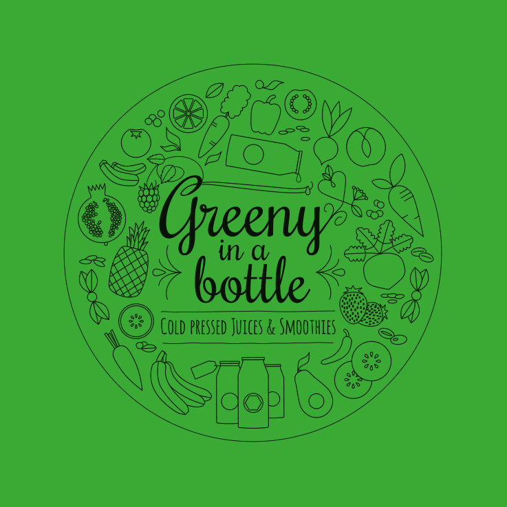 Greeny in a bottle Brand