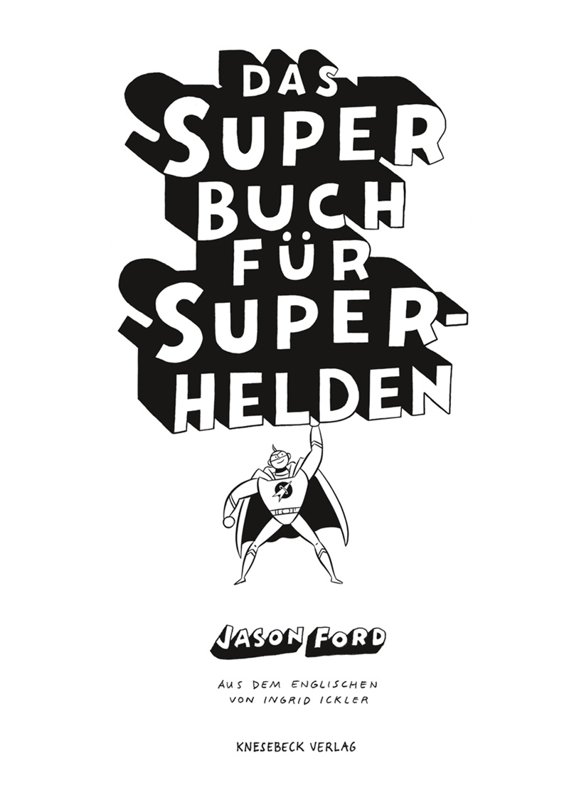 Cover, Superbuch für Superhelden, handlettering, superheroes, Munich,